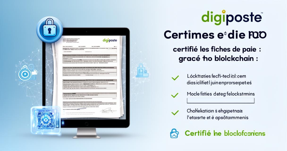 Digiposte certifie les fiches de paie grâce à la blockchain : l&rsquo;adoption numérique des entreprises françaises